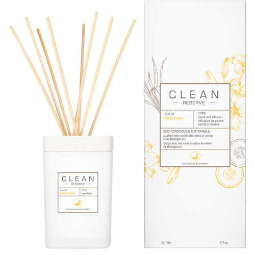 Clean Space Fresh Linens Reed Diffuser