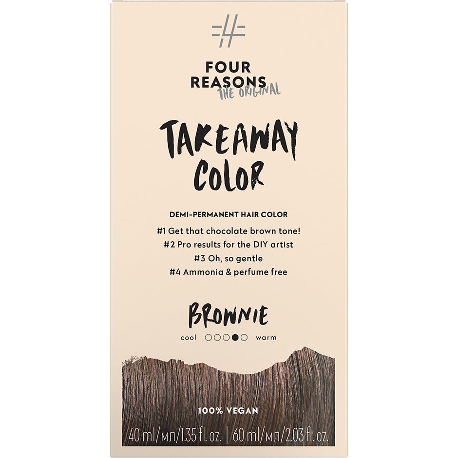 Four Reasons Take Away Color 5.35 Brownie - 100 ml