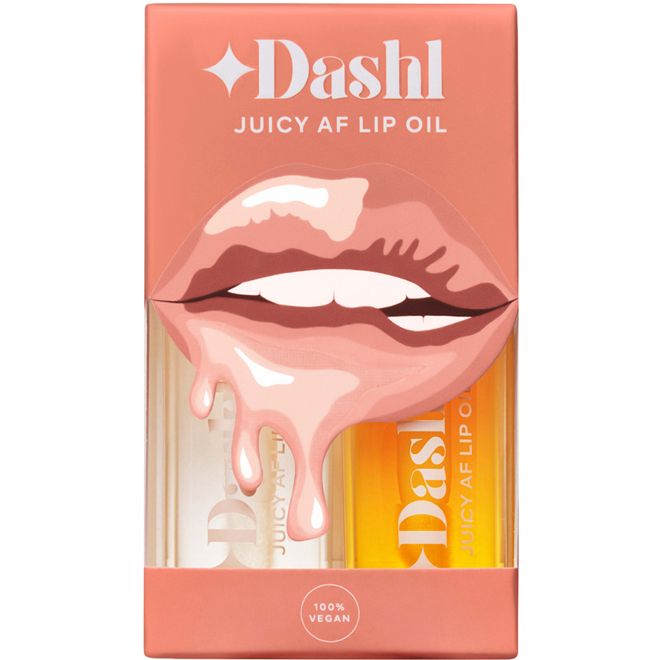 Juicy Af Lip Oil - 2-Pack, 7,8 ml Dashl Läppglans