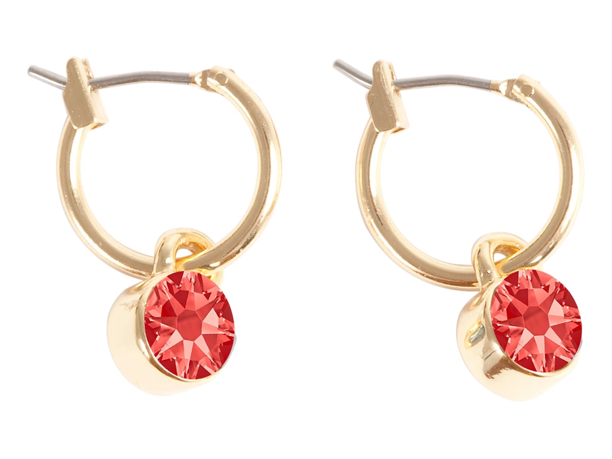 Swarovski Creol Earrings With Swarocski Crystal
