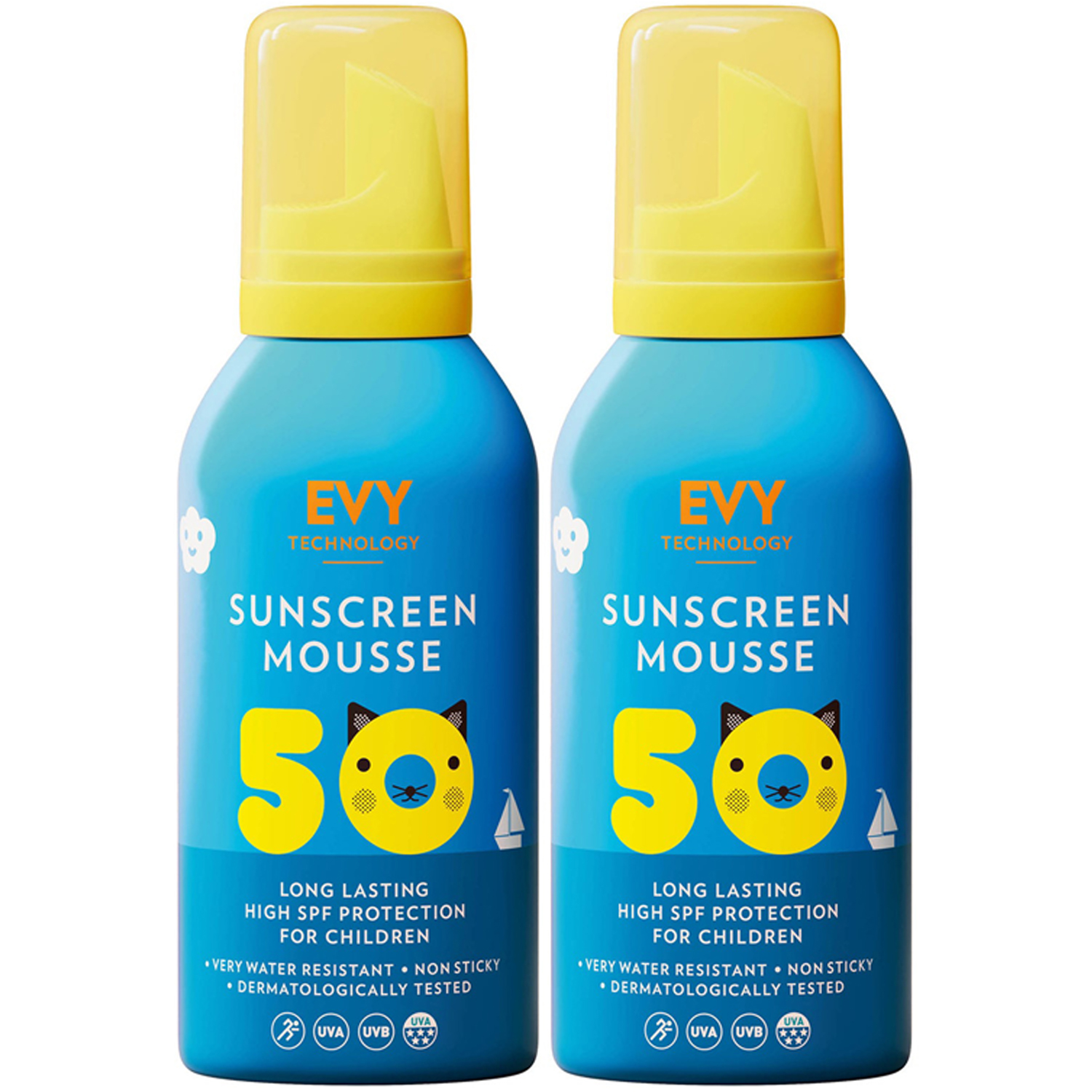 Duo Sunscreen Mousse For Kids SPF50