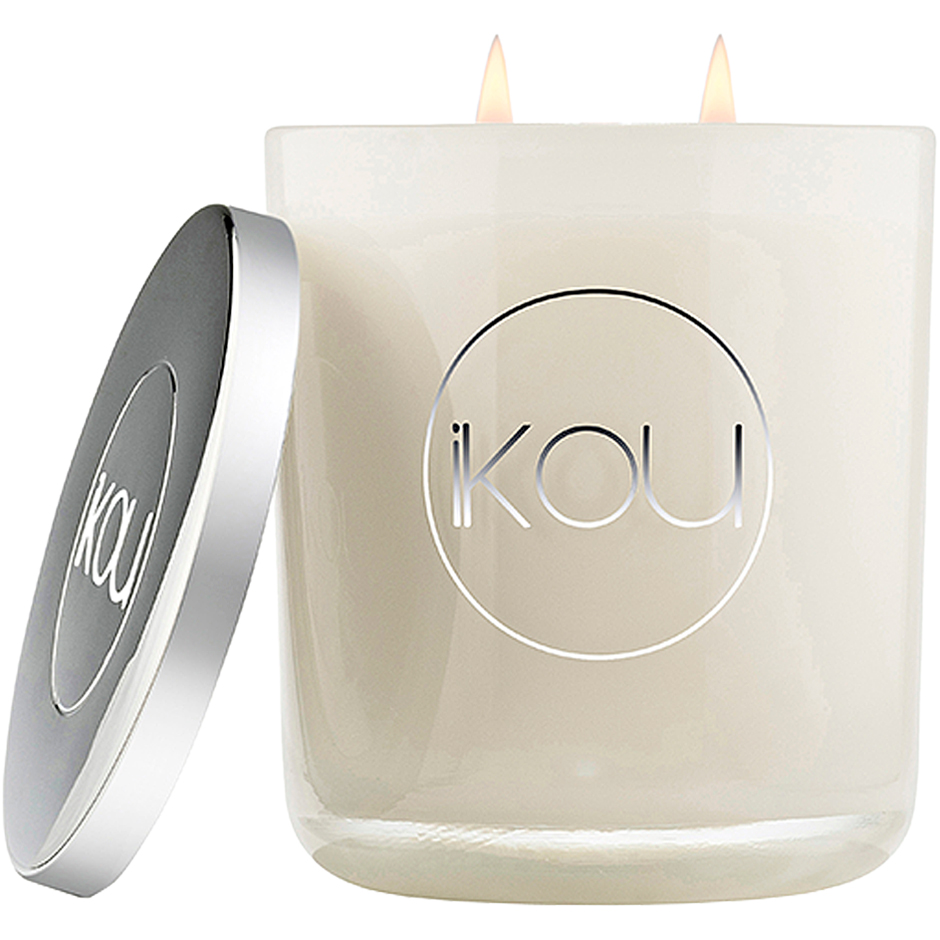 Eco-Luxury Candle Glass Large Happiness, iKOU Doftljus