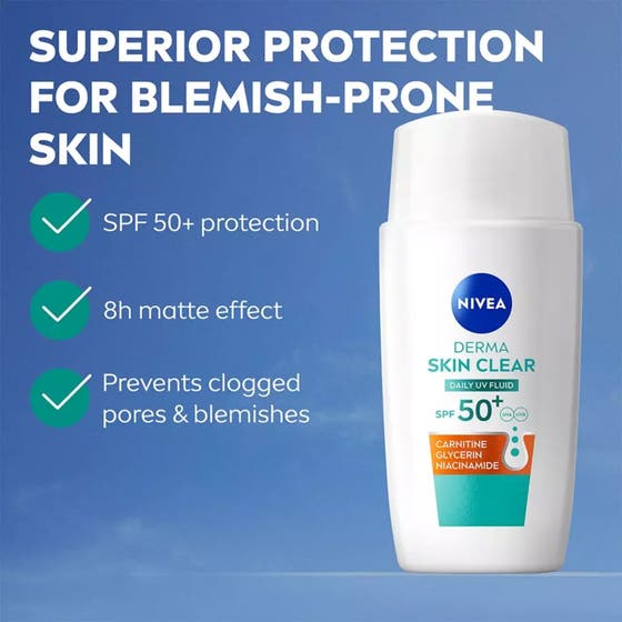Derma Skin Clear Daily UV Fluid SPF 50+