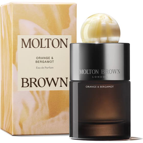 Molton Brown Orange & Bergamot Eau de Parfum 100 ml citrusparfym dam visar parfymnoter med petitgrain och neroli