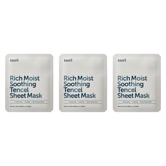 Klairs Rich Moist soothing sheet mask