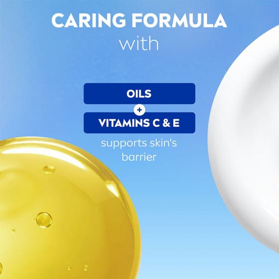NIVEA Creme Care Shower 250 ml fuktgivande duschkräm för torr hud visas i grupp med flaskorna Soft och Aloe