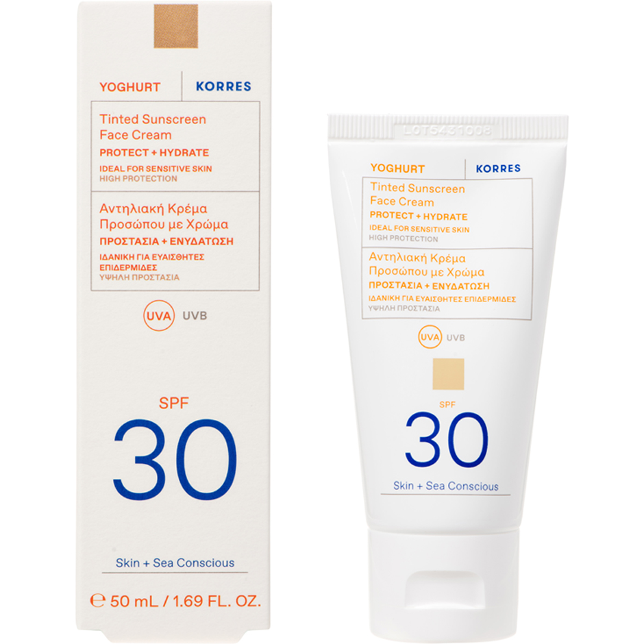 Yoghurt Tinted Sunscreen Face Cream SPF 30