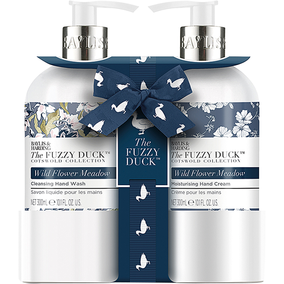 The Fuzzy Duck Cotswold Floral 2 Bottle Set, Baylis & Harding Handtvål