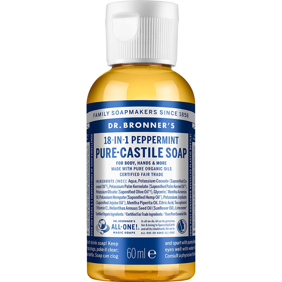 Dr-Bronner's Magic Soaps Peppermint 60 ml