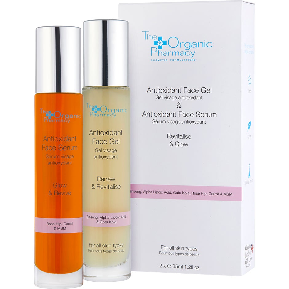 Antioxidant Face Serum + Antioxidant Face Gel,  The Organic Pharmacy Ansiktsserum