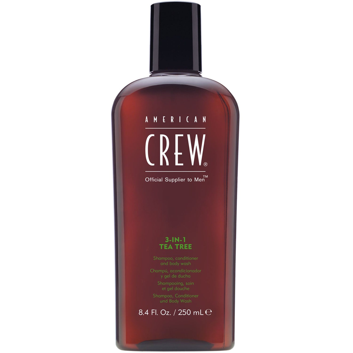 American Crew 3-in-1 Tea Tree Shampoo, Conditioner Body Wash 450 ml