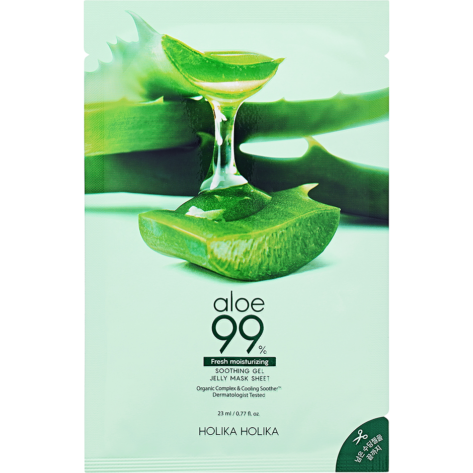 Aloe 99% Soothing Gel Jelly Mask Sheet, 23 ml Holika Holika Ansiktsmask