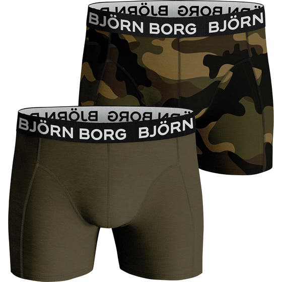 2P Core Boxer Army Green