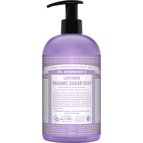 Dr. Bronner's Organic Hand & Body Shikakai Soap Lavender