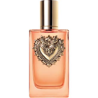Dolce & Gabbana Devotion Intense Eau de Parfum 100 ml intensiv söt parfym i glasflaska med utsmyckat guldhjärta