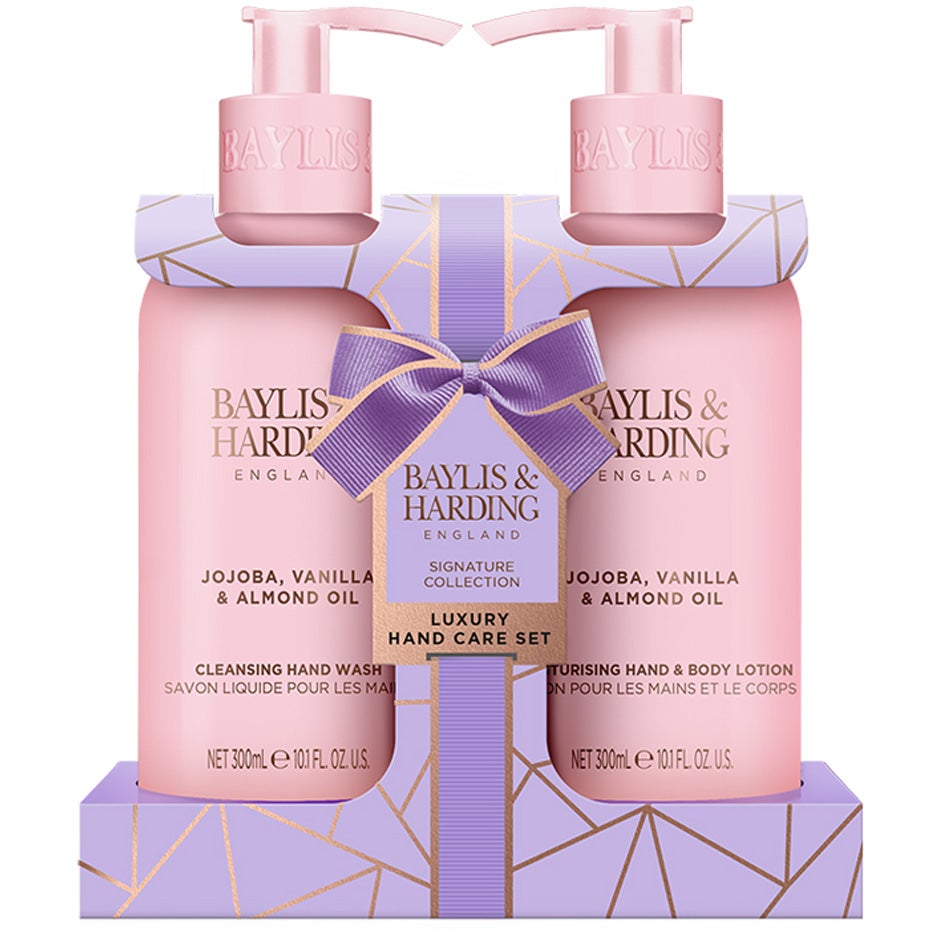 Baylis & Harding Jojoba, Vanilla & Almond Oil 2 Bottle Set - 600 ml