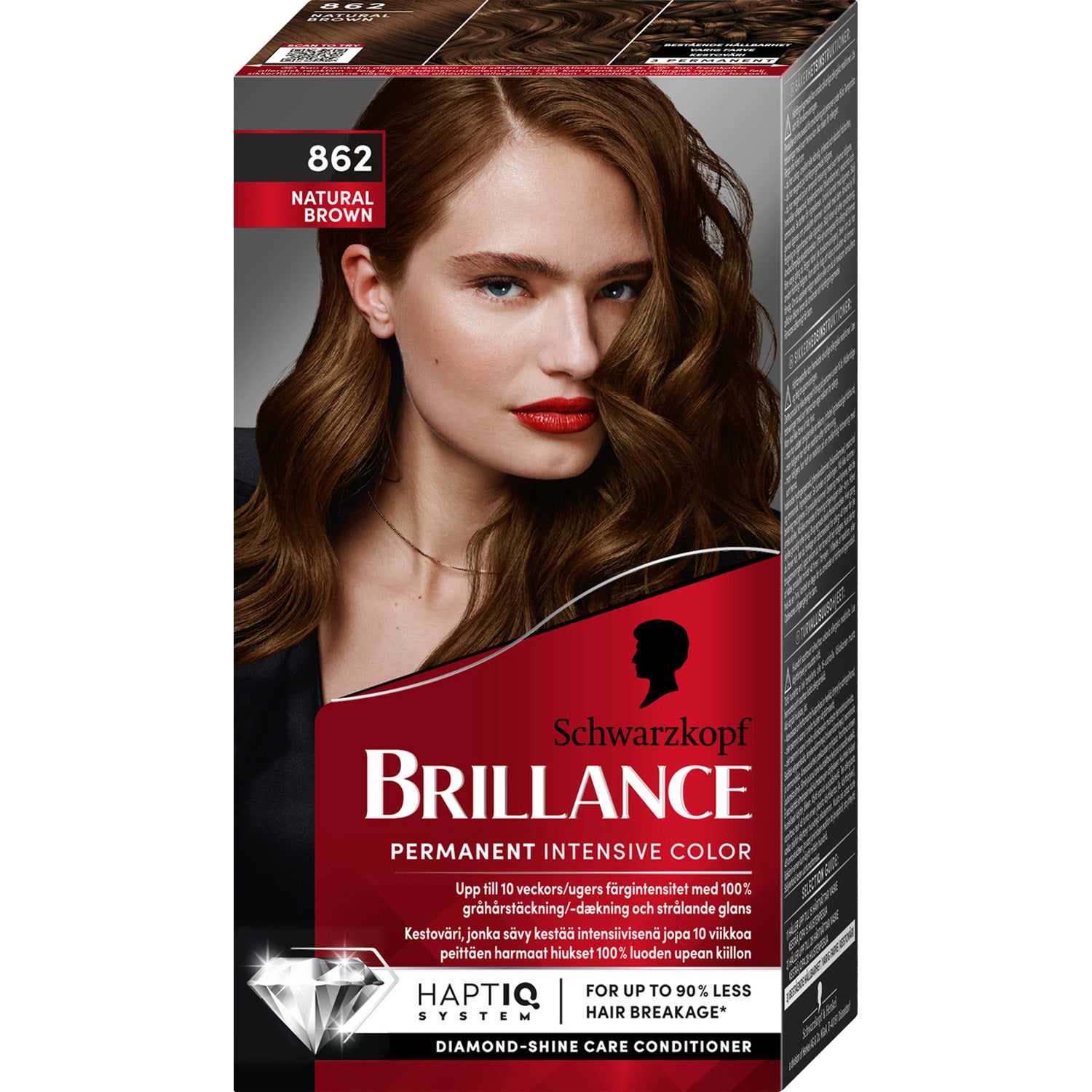Schwarzkopf Brillance 862 Naturbrun - pcs 1