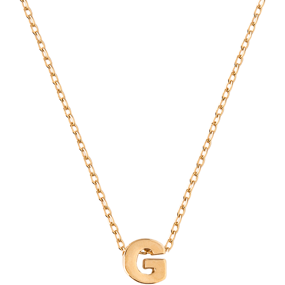Gold Plated Initial G Necklace Giftbox