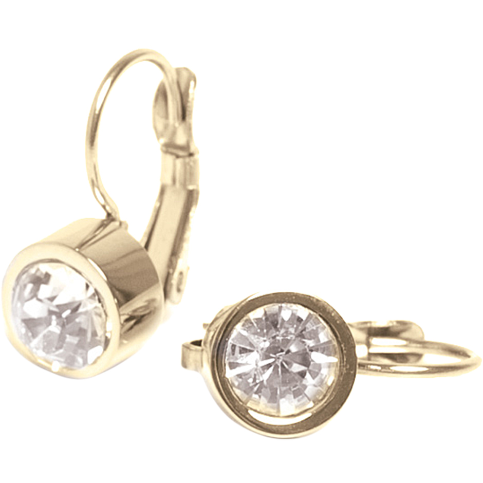 Steel Earring Frenchclip Steel Gold