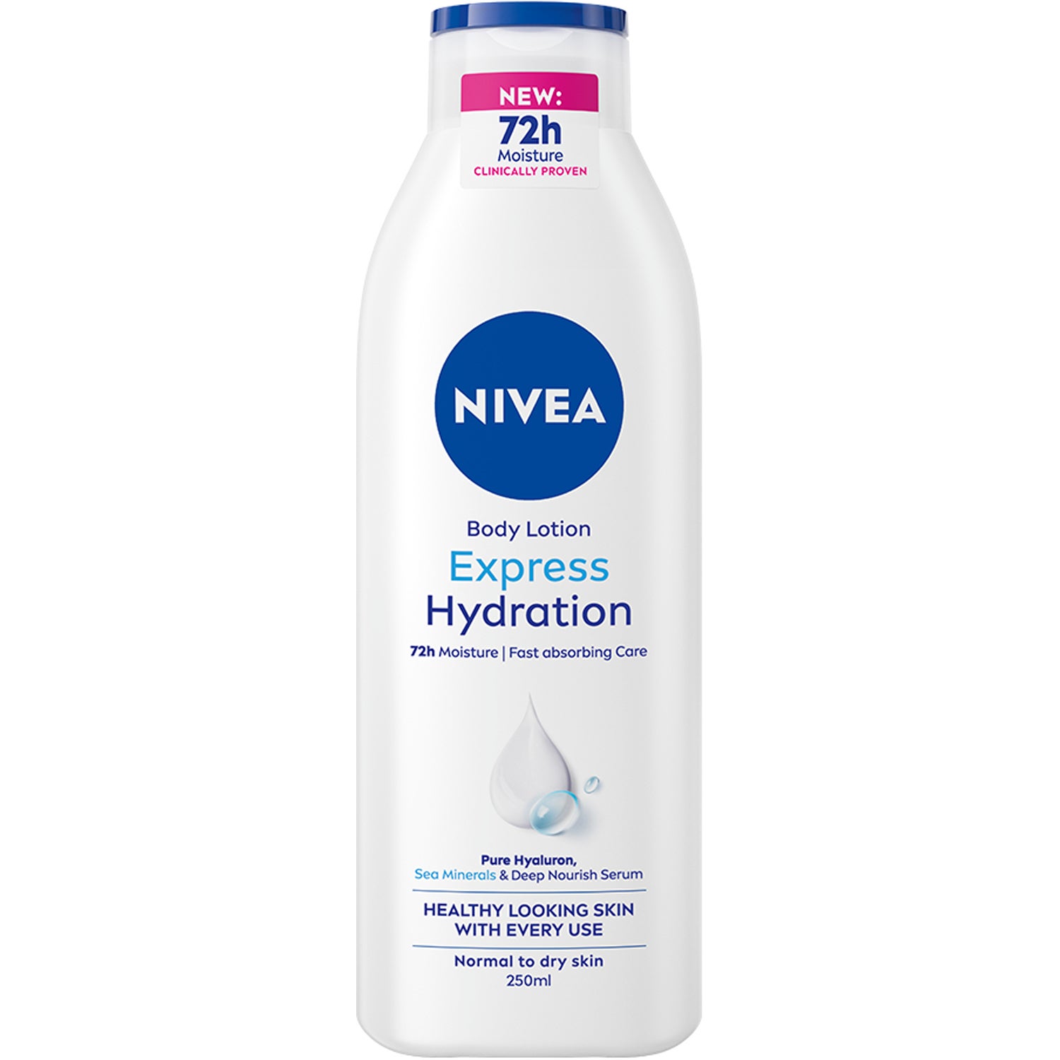 NIVEA Express Moisturising Body Lotion Normal to Dry Skin - 250 ml