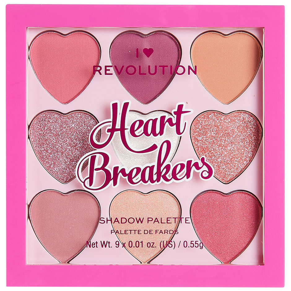 I Heart Heartbreakers Sweetheart Eyeshadow Palette,  Makeup Revolution Ögonskugga