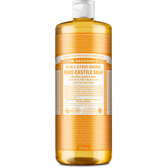 Pure Castile Liquid Soap Citrus-Orange