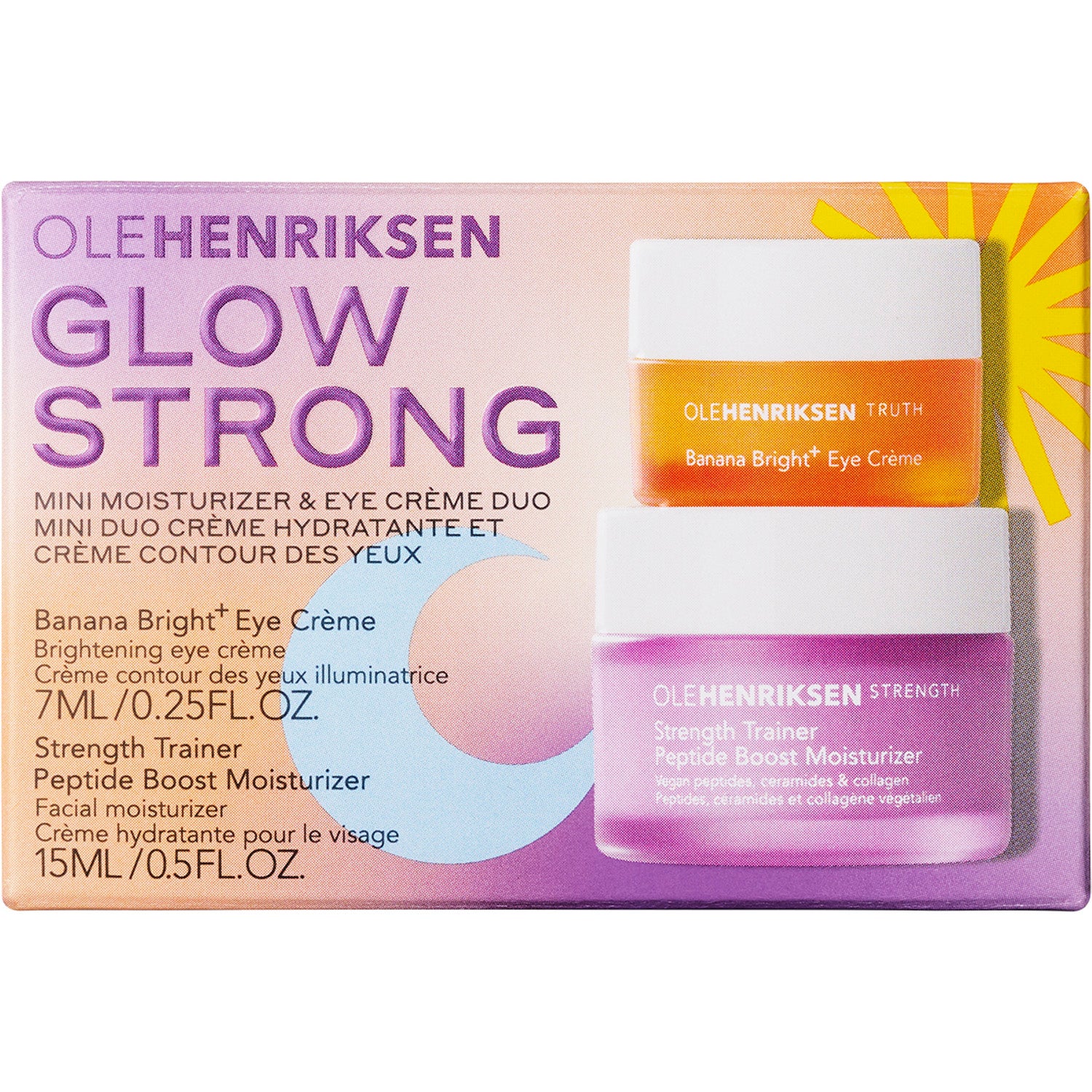 Ole Henriksen Ole Henriksen SETS Strength Trainer Moist 15 ml + Banana Brigth Eye creme 7 ml - 22 ml parfym