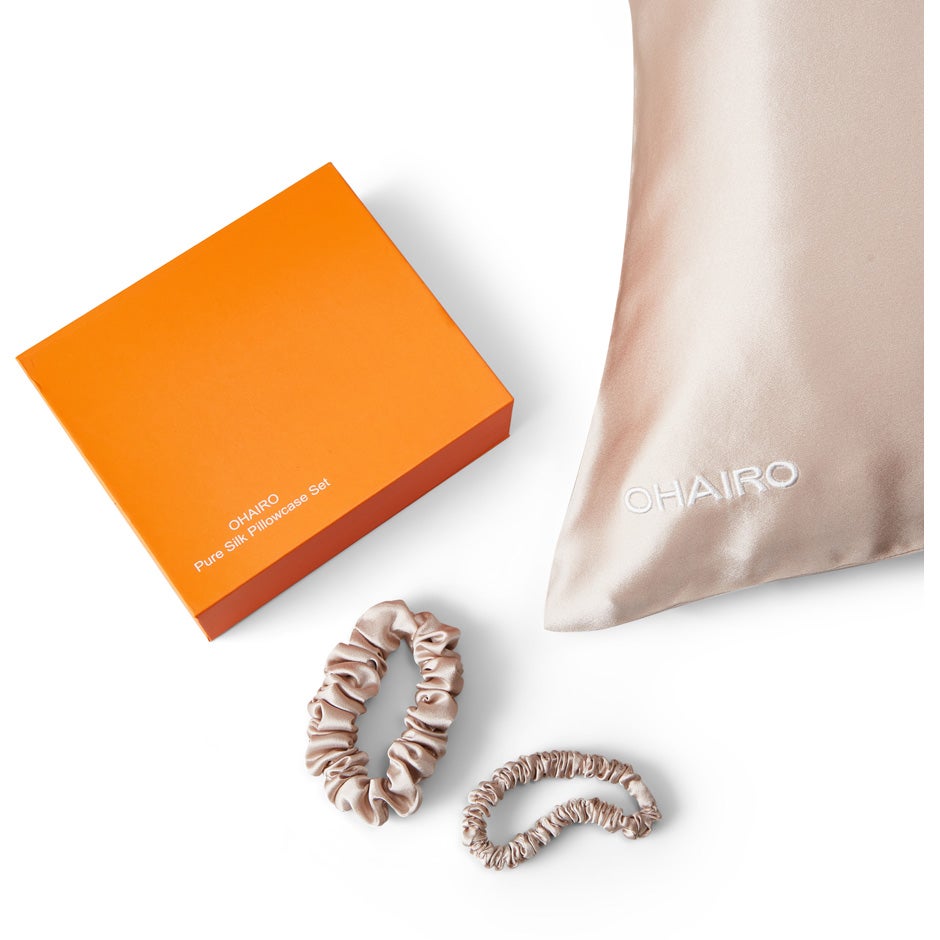 Pure Silk Pillow Case Set,  OHAIRO Hälsa