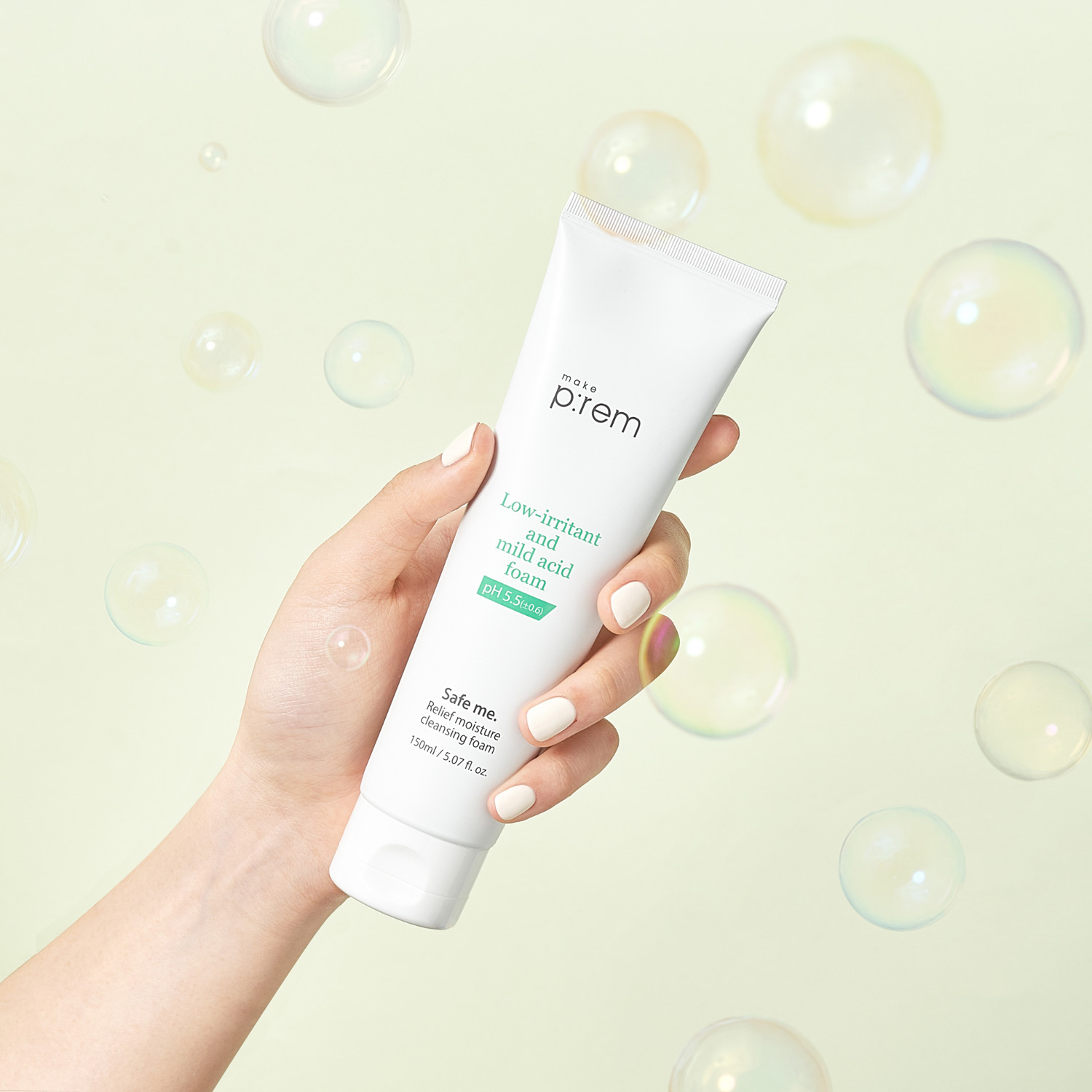 Safe Me. Relief Moisture Cleansing Foam