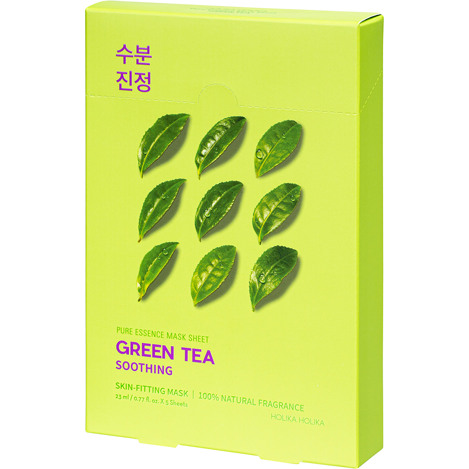 Pure Essence Mask Sheet Pack Green Tea, Holika Holika Ansiktsmask