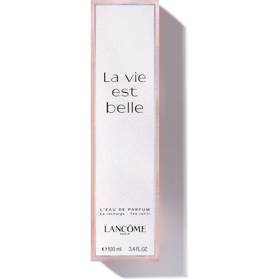 Lancôme La vie est Belle Eau de Parfum Refill 100 ml damparfym i skimrande rosa ytterförpackning