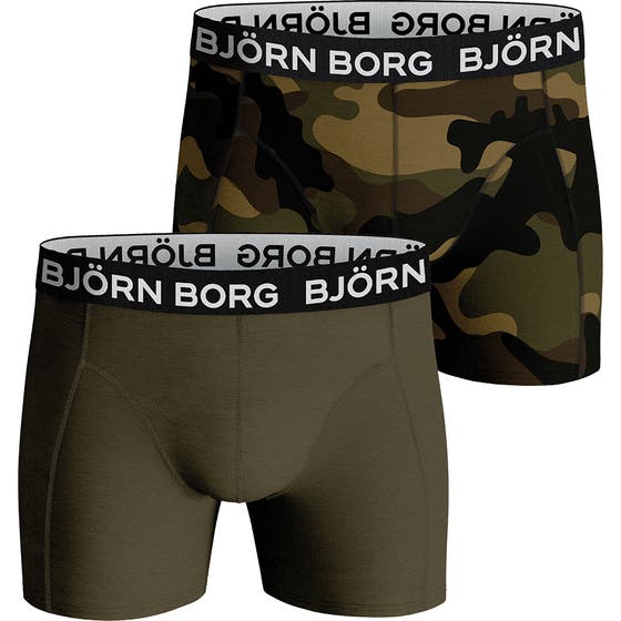 2P Core Boxer Army Green