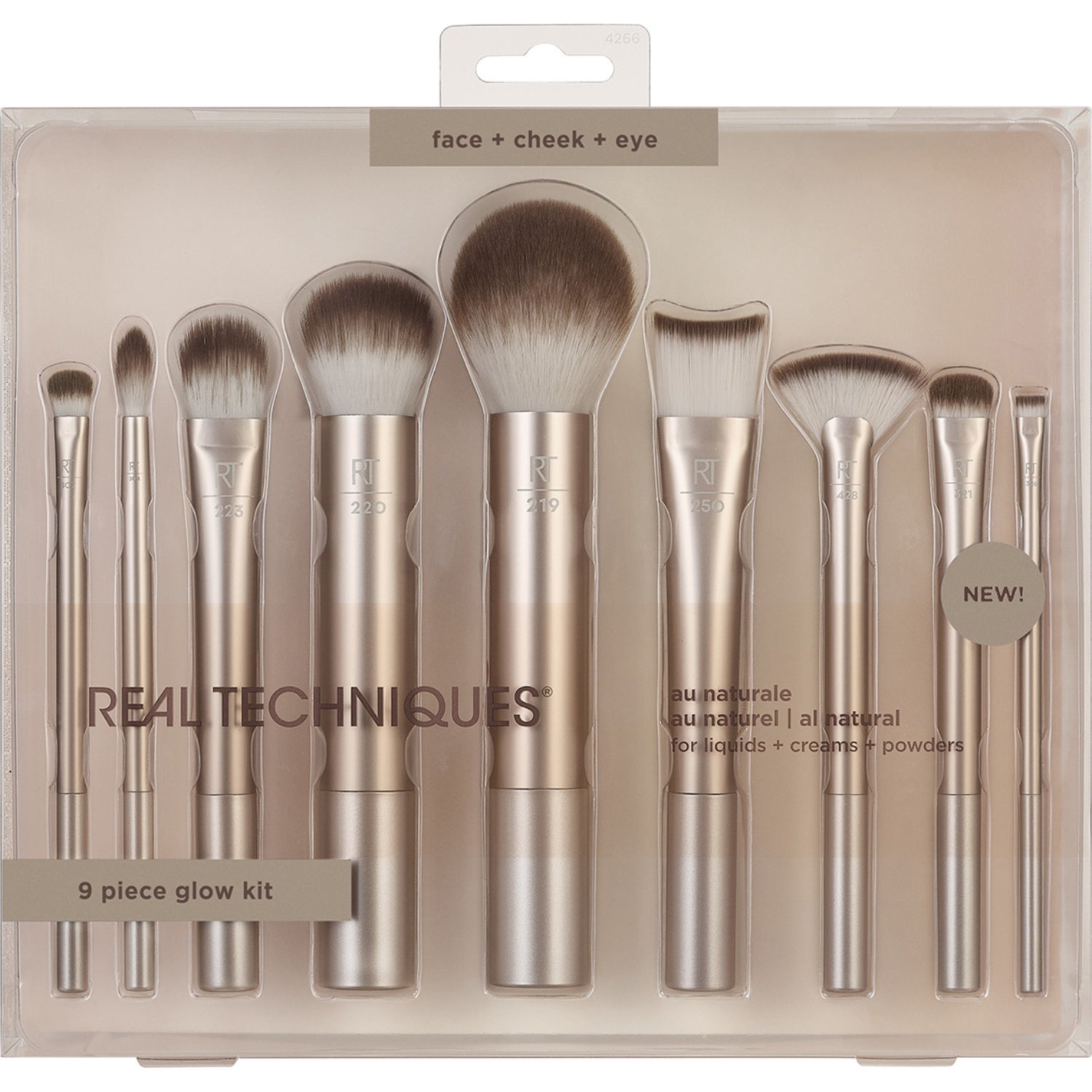 Real Techniques Real Techniques Au Naturale Makeup Brush Set parfym