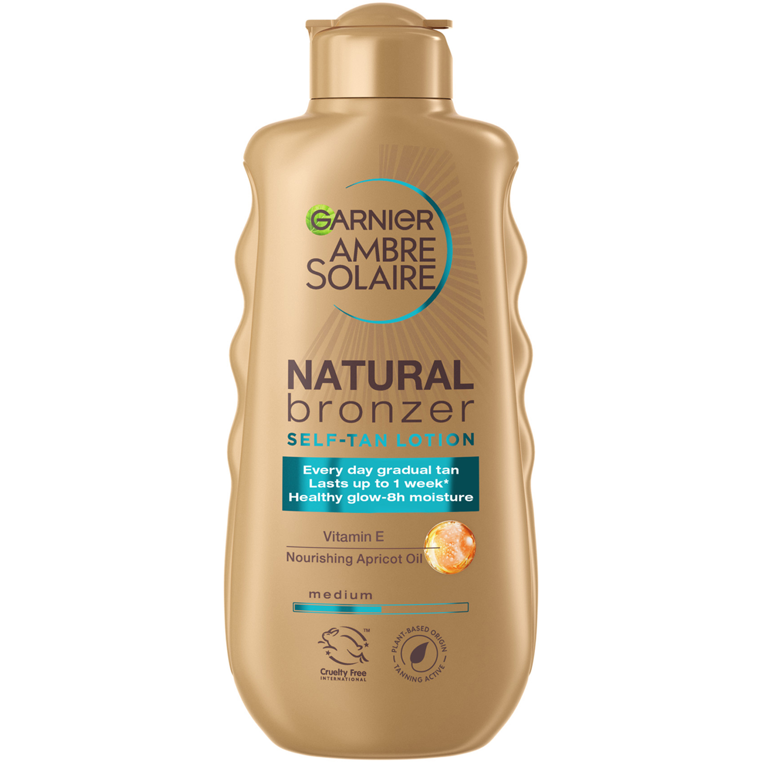 Ambre Solaire Natural Bronzer Self Tan Lotion, 200 ml Garnier Brun utan sol - Kropp