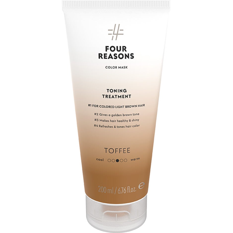 Toning Treatment Toffee, 200 ml Four Reasons Hårinpackning