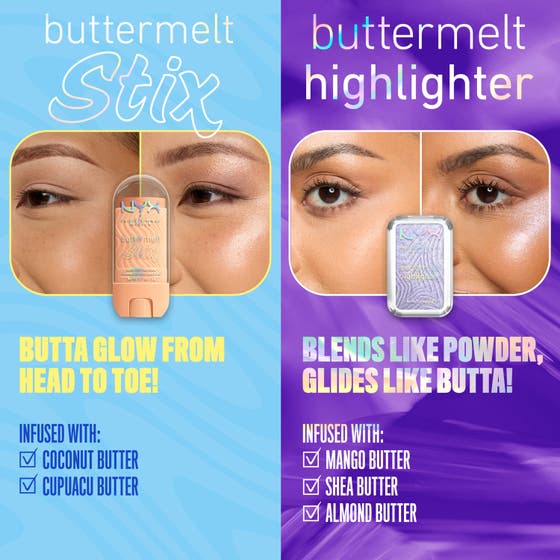 Buttermelt Glaze Highlighter Stix