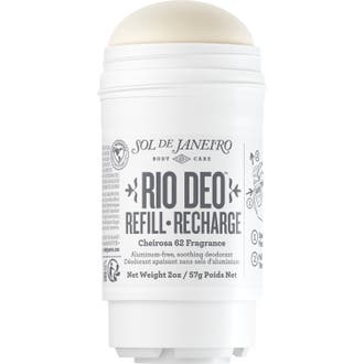 Sol de Janeiro Rio Deo Refill-Recharge 57g aluminiumfri deodorant refill med naturlig pistasch karamell parfym i vit hylsa