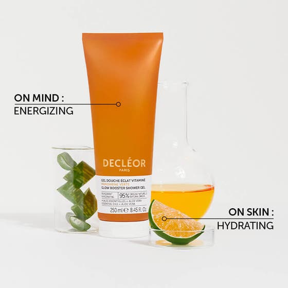 Green Mandarin Glow Booster Shower Gel