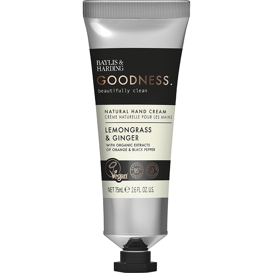 Goodness Lemongrass & Ginger Hand Cream, 75 ml Baylis & Harding Handkräm