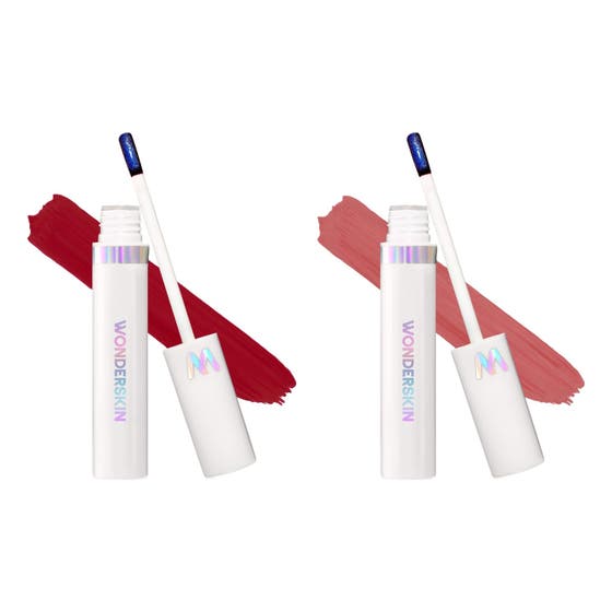 Wonder Blading Lip Stain Masque Burgundy & Warm Rose Set