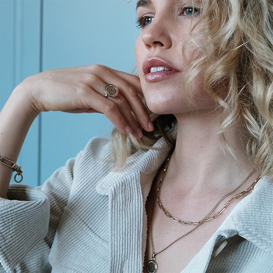 Coins Of Relief Double Necklace