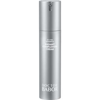 Doctor Babor Radiant Complexion Cream 50 ml lystergivande ansiktskräm med vitamin C i en stilren silvergrå pumpflaska