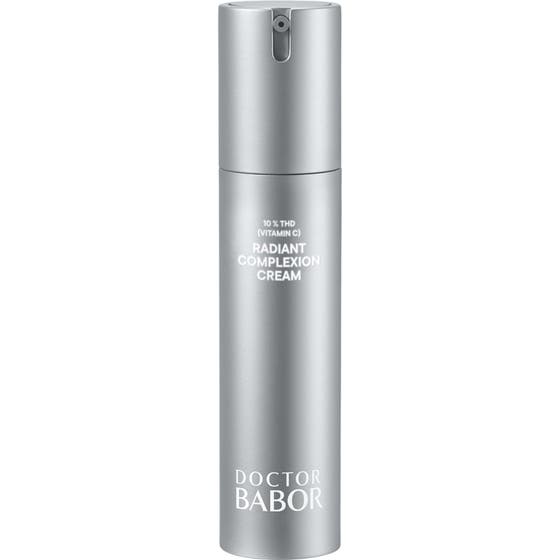 Doctor Babor Radiant Complexion Cream 50 ml lystergivande ansiktskräm med vitamin C i en stilren silvergrå pumpflaska