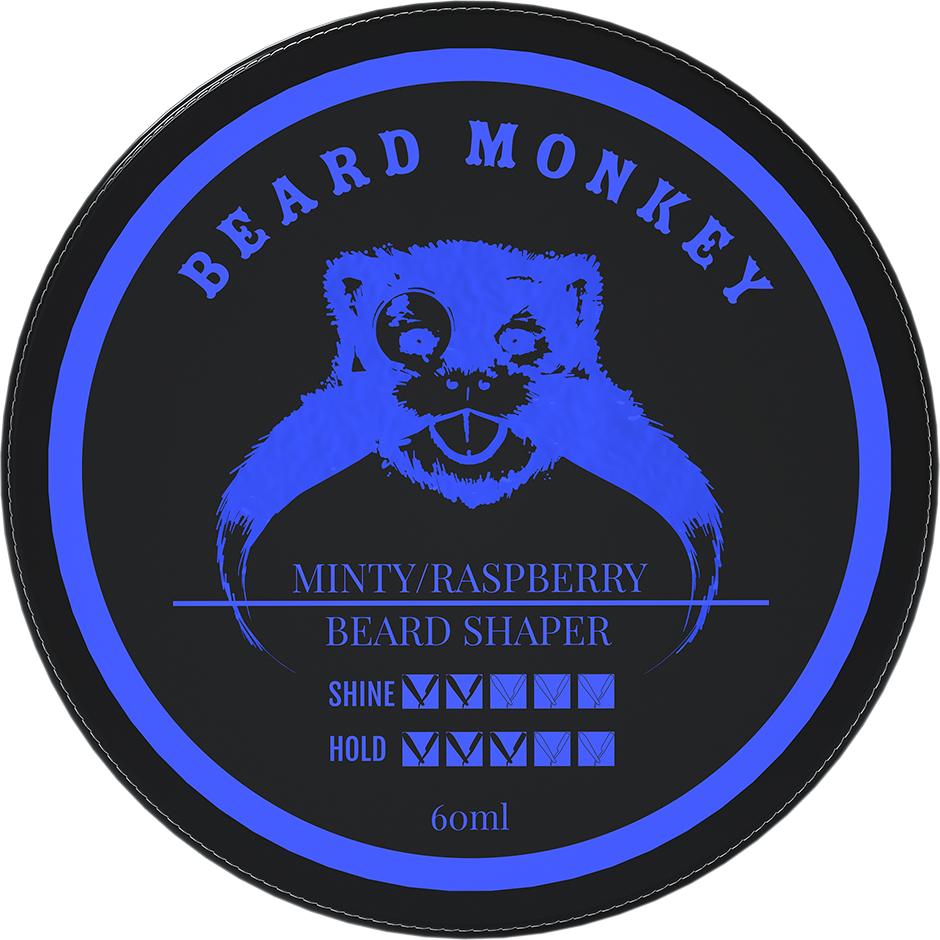 Minty & Raspberry Beard Shaper, 60 ml Beard Monkey Skägg & Mustasch