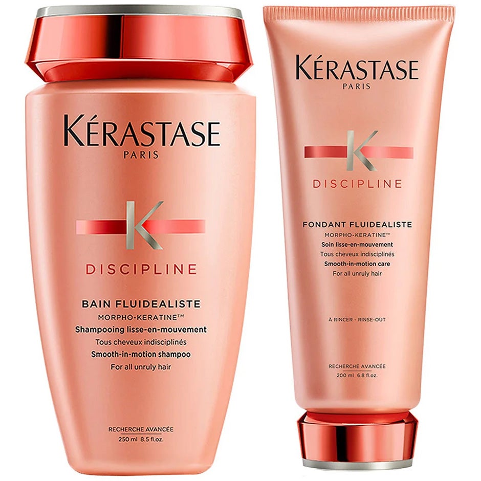 Kérastase Discipline Duo Bain Fluidealiste Shampoo 250 ml, Fondant Fluidéaliste Smooth-in-mortion C