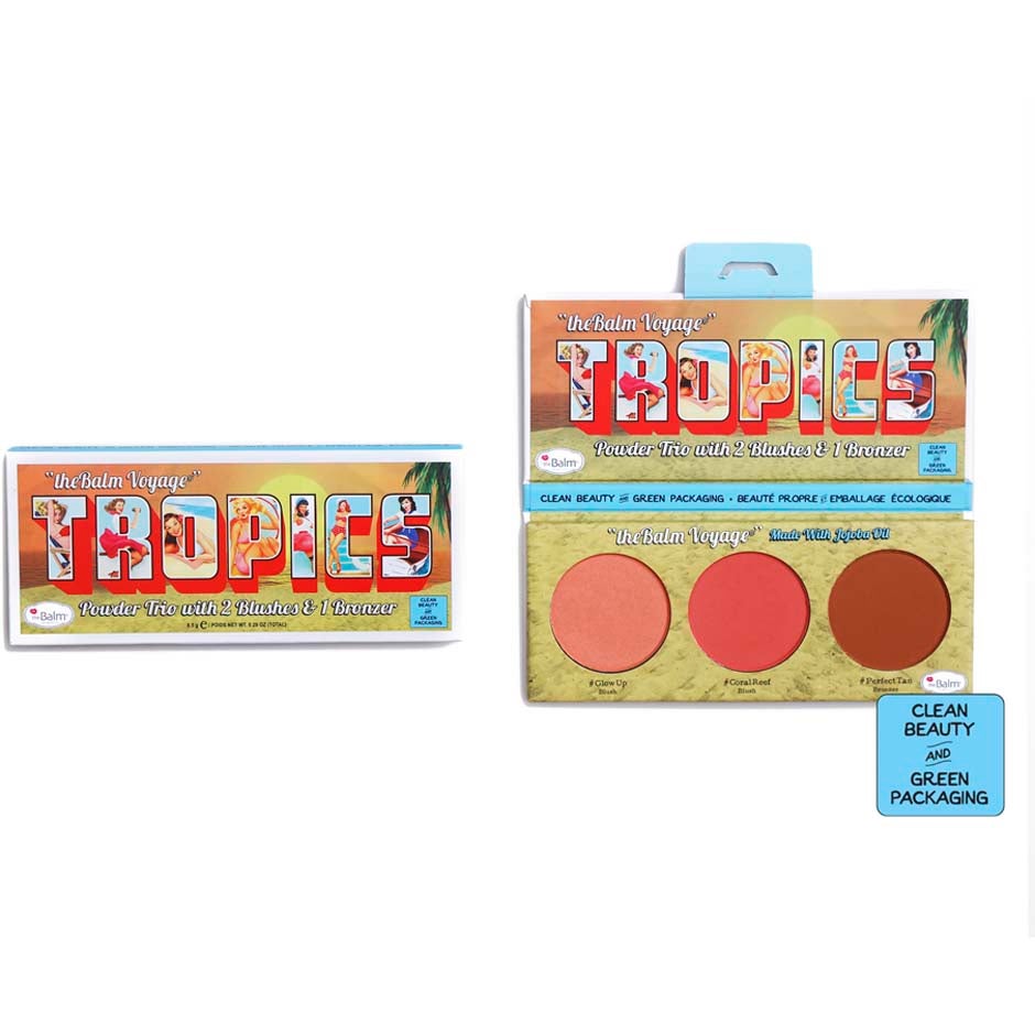 the Balm Voyage Tropics Powder Trio