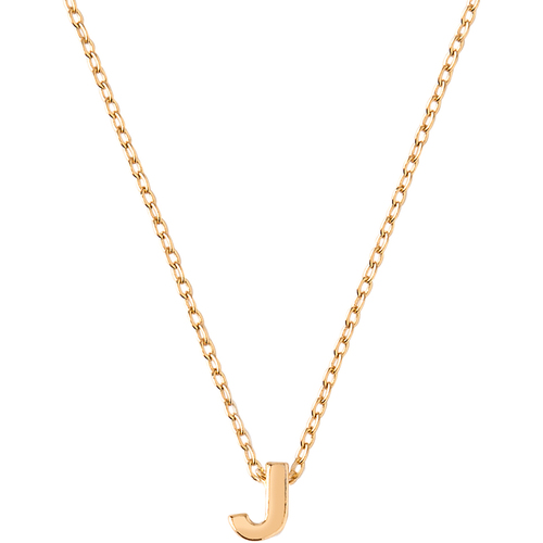 Orelia Gold Plated Initial J Necklace Giftbox