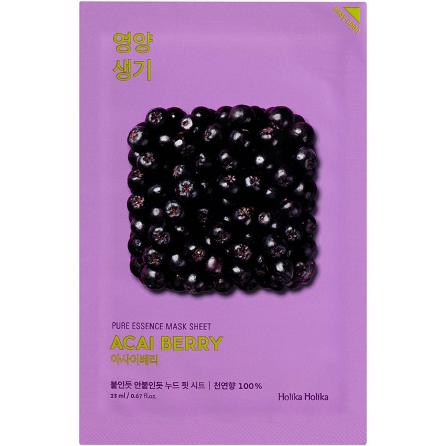 Holika Holika Holika Holika Pure Essence Sheet Mask Acai Berry - 20 ml parfym