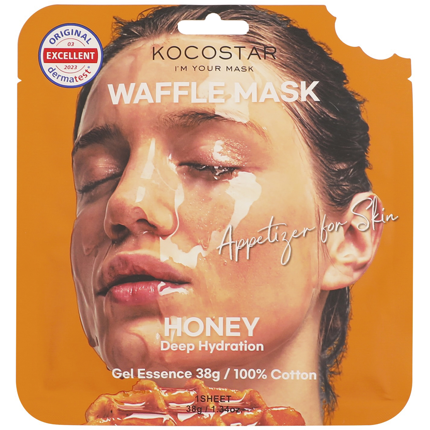 Waffle Mask Honey