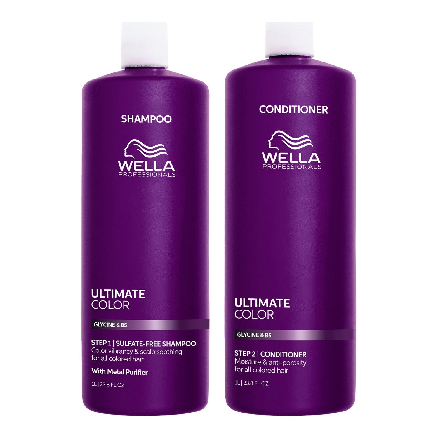 Wella Professionals Wella Professionals Ultimate Color Set Shampoo 1000 ml + Conditioner 1000 ml - 2000 ml parfym